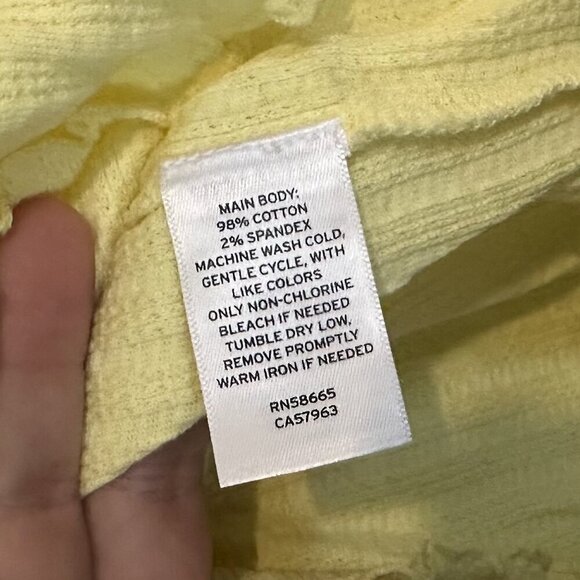 NWT BP by Nordstrom Short Sleeve Lettuce Trim Henley Scoop Crop - 3X - Picture 3 of 5